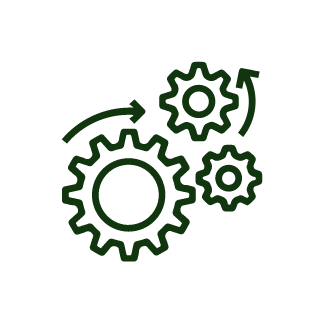 Icono engranes de robotica